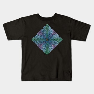 Hand-painted Watercolor Knotwork Crossed Circle Kids T-Shirt